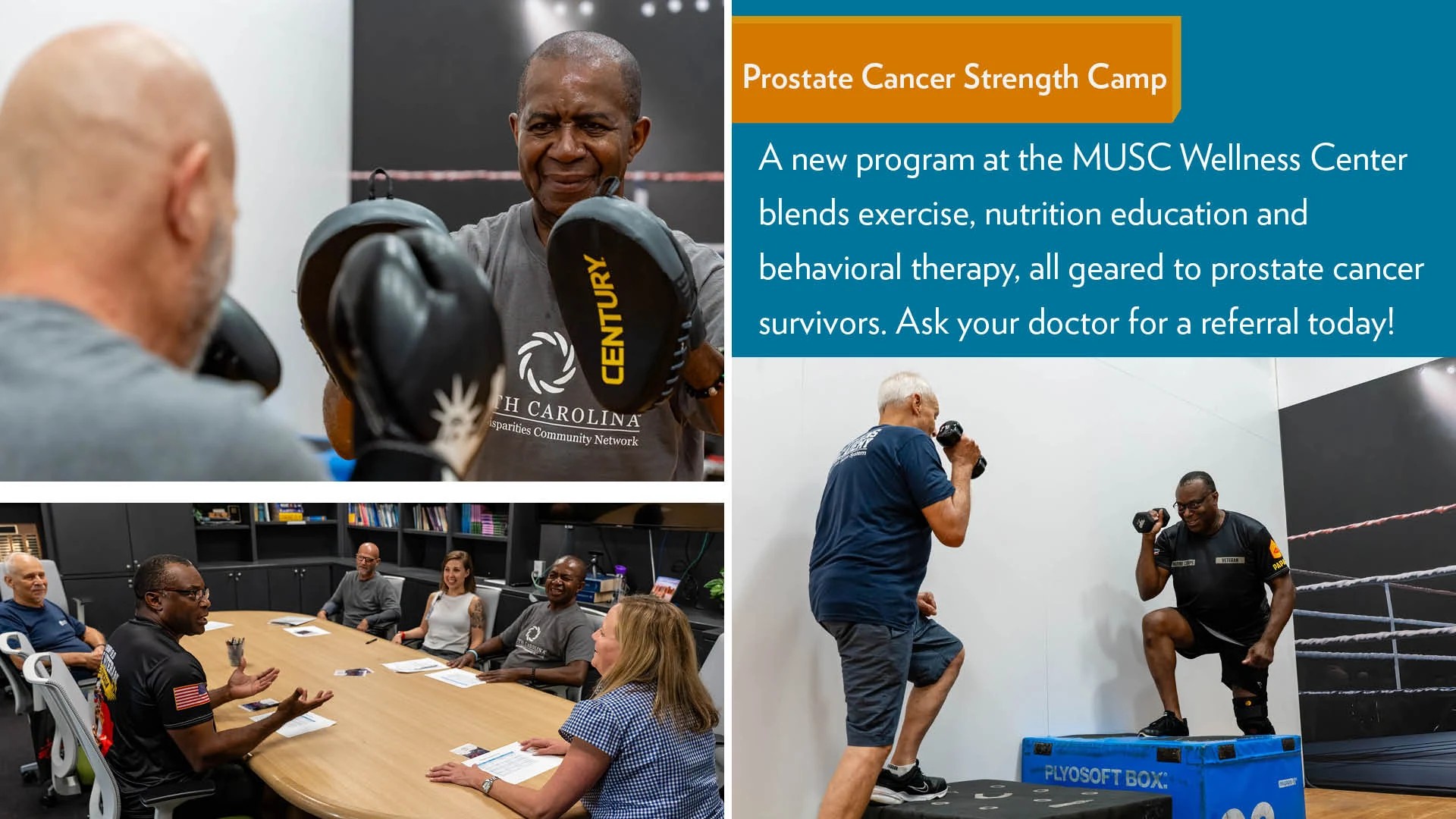 Lee Moultrie at survivorship programming